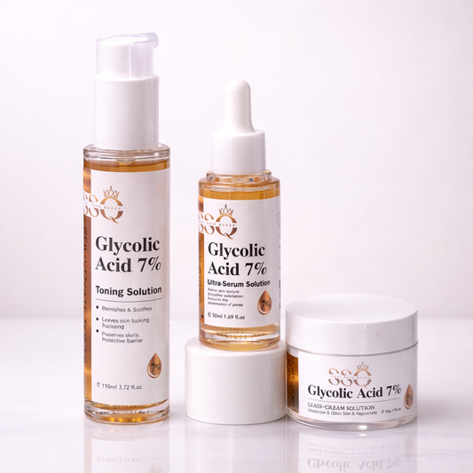Glycolic Acid 7% Kit - Toner, Serum & Glass Cream